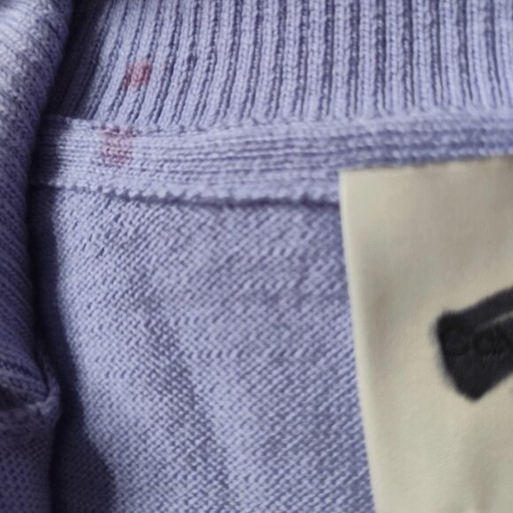 Calvin Klein V-Neck Sweater Top Light Purple Size XS Extra Small - Picture 13 of 13